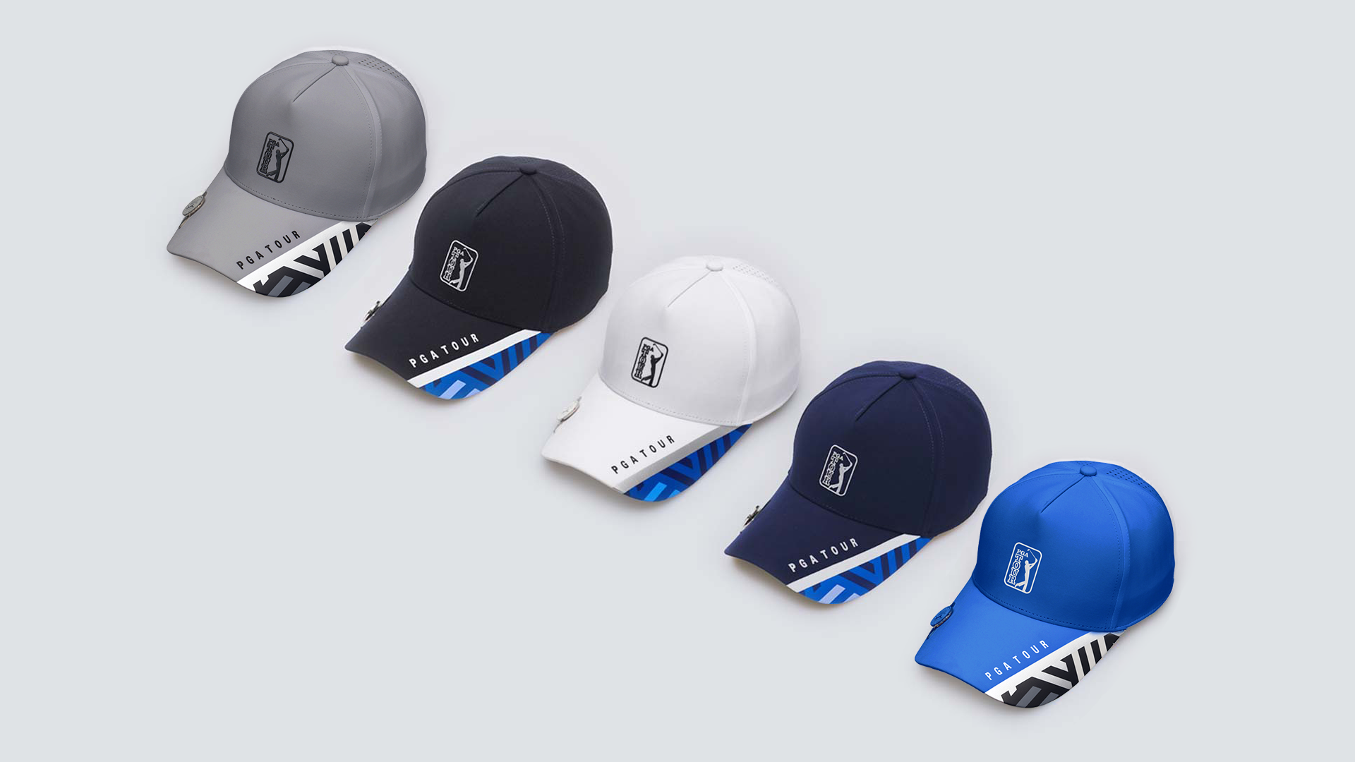 PGAツアー ゴルフキャップコレクション | プリントゴルフラベル要素
