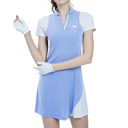 GoPlayer女高爾夫連身衣裙（藍紫）