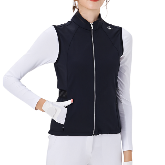 GoPlayer Women's Golf Waterproof Sports Vest (Black)