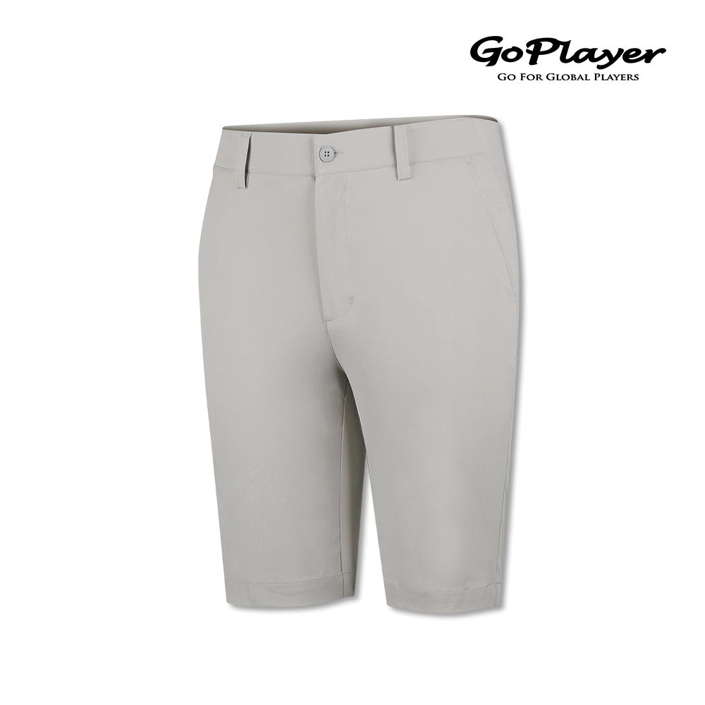 GoPlayer男彈性腰高爾夫短褲