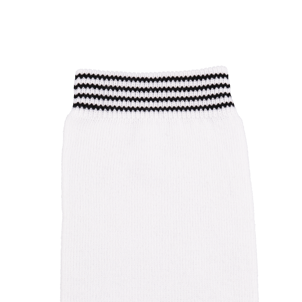 GoPlayer レディース ニーストッキング (竹炭ホワイト ブラック)