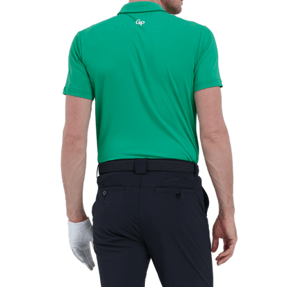 GoPlayer男彈性透氣短袖上衣(綠)