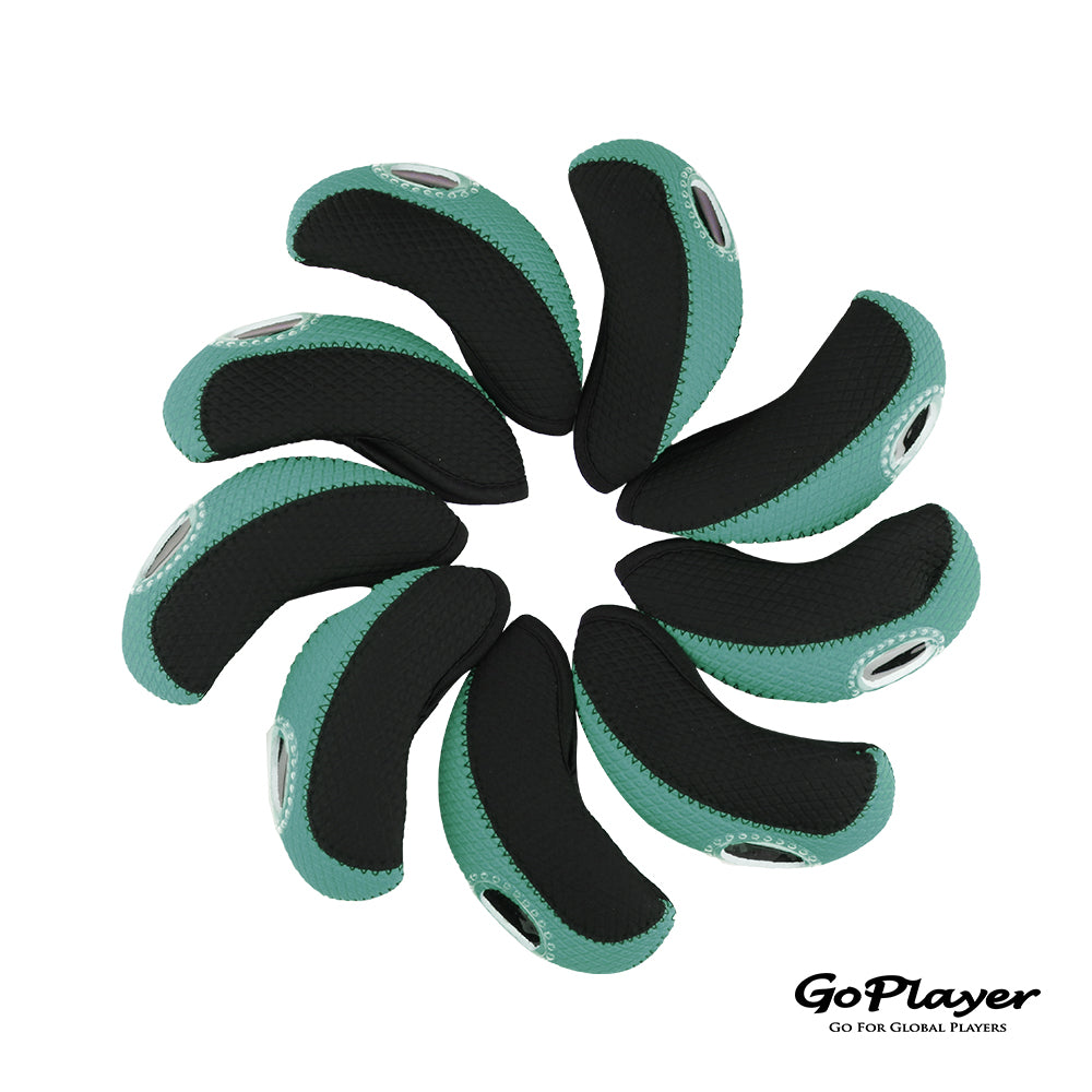 GoPlayer 3D高爾夫鐵桿套（黑淡藍）