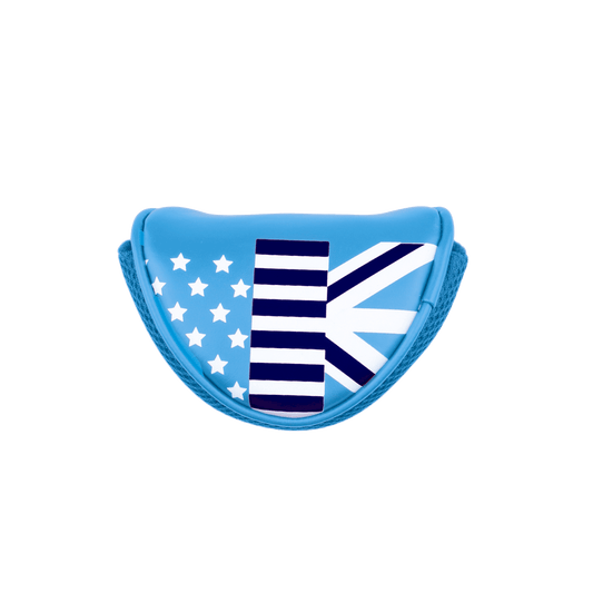 GoPlayer Putter Cover Small C Western Flag (Light Blue)