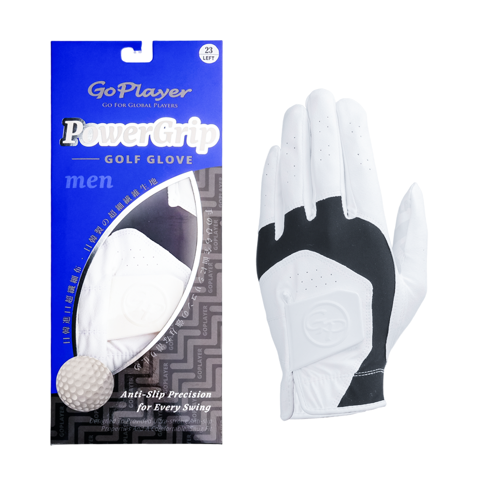 GoPlayer PowerGrip メンズ 伸縮性布シリコン手袋
