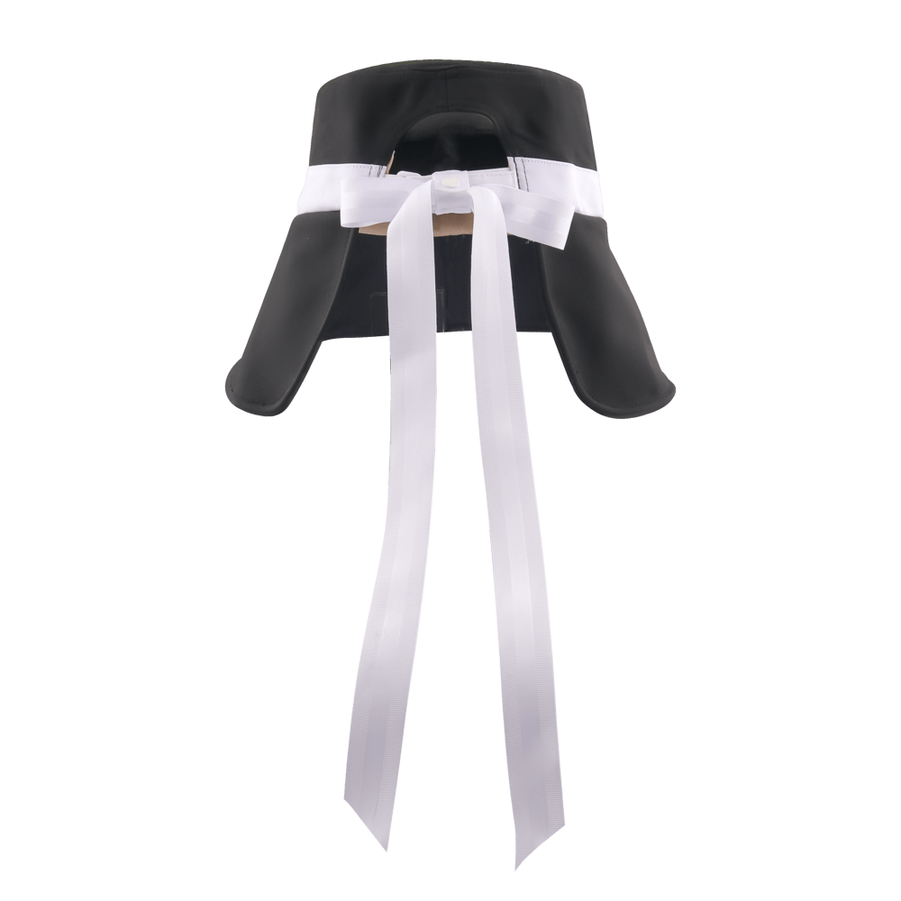 GoPlayer Women's Large Brim Folding Sun Hat (Black)