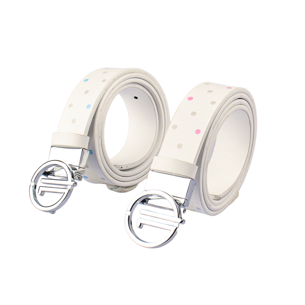 GoPlayer Women's Reversible Belt (White Peach/White Blue)