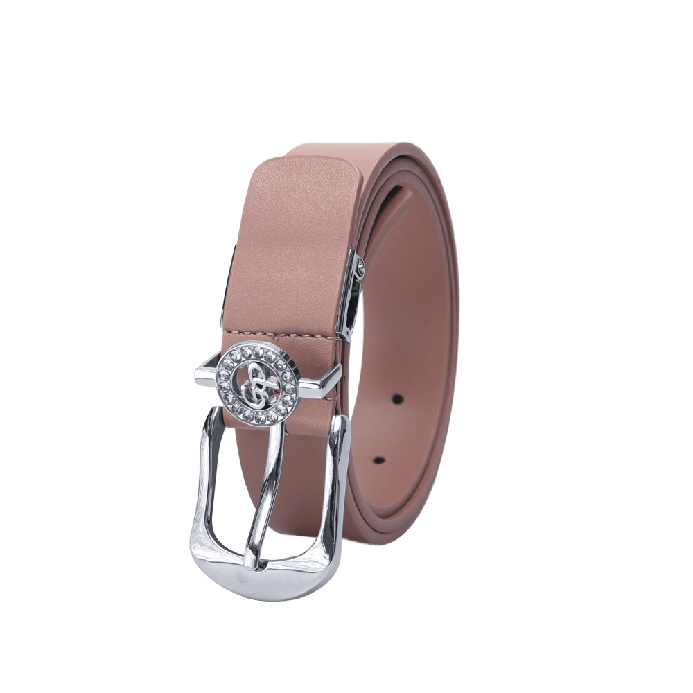 GoPlayer レディース ホースシューバックル ゴルフベルト (ダークピンク)