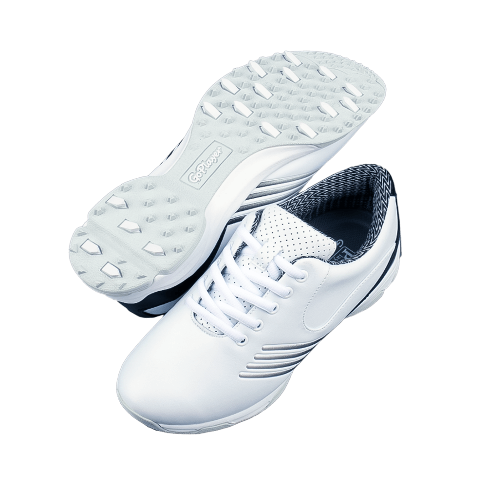 GoPlayer Ladies Golf Shoes (White & Black)