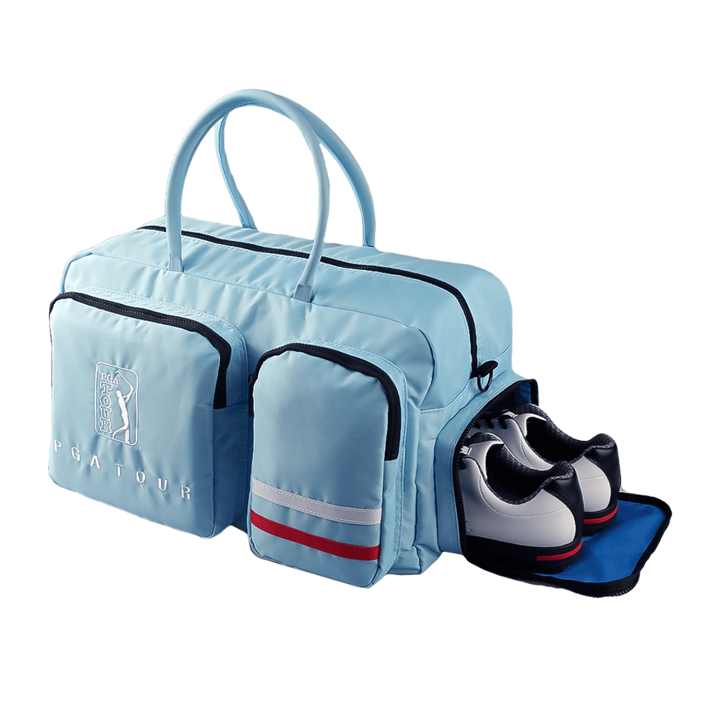 PGA TOUR soft cloth garment bag (light blue)