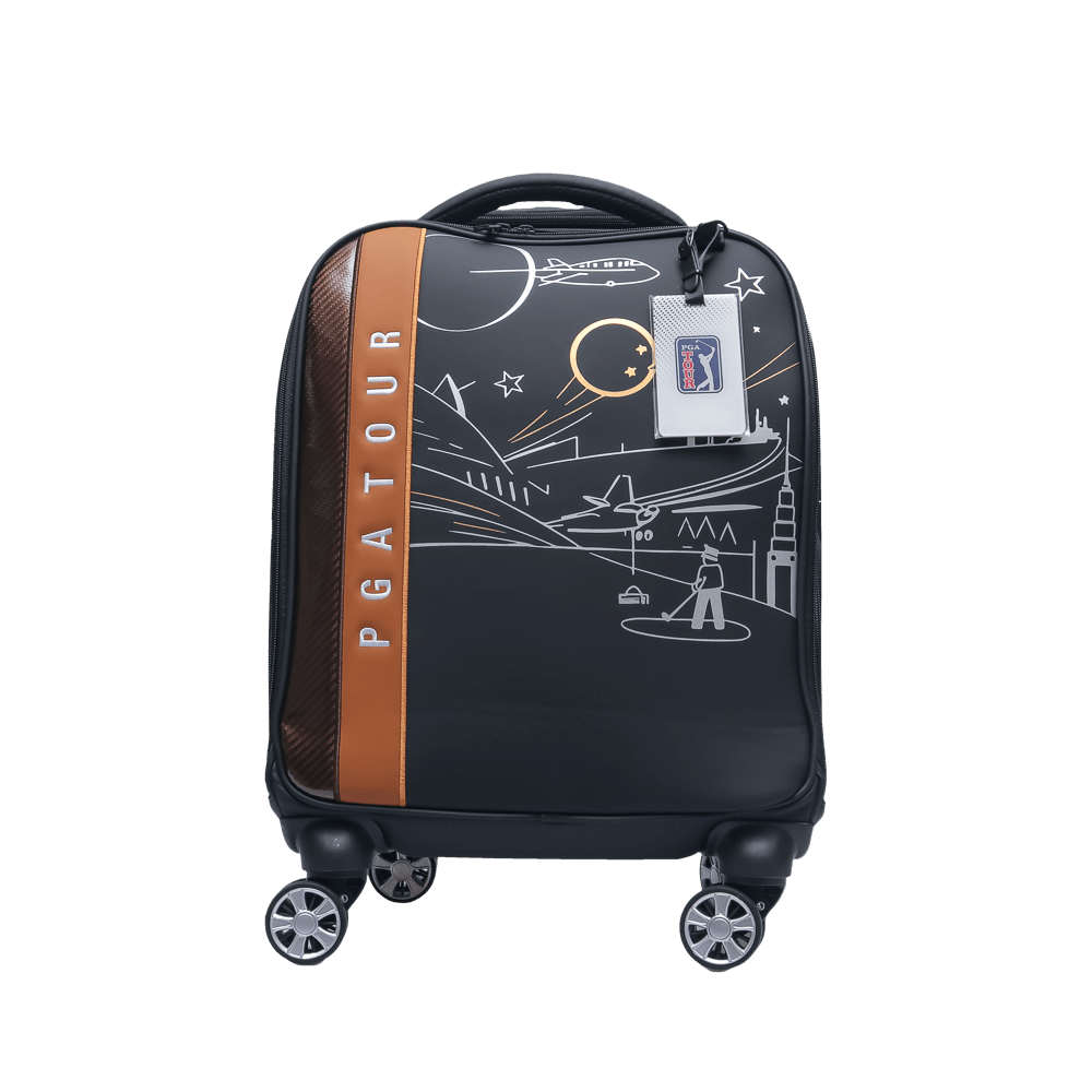 PGA trolley four-way wheel clothing bag (light blue)