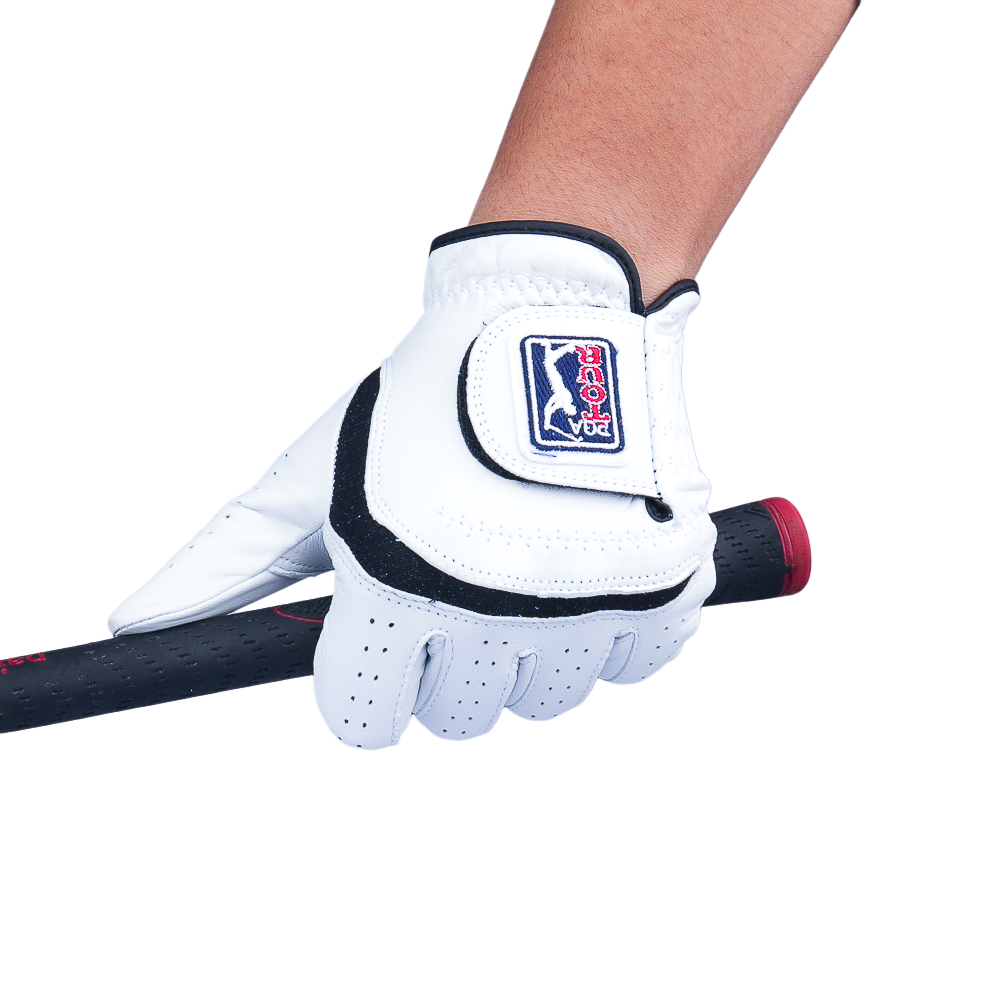 PGA男小羊皮高爾夫手套