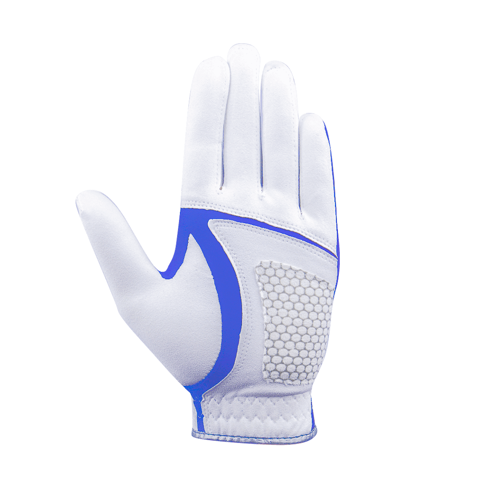 PGA男高爾夫彈性布防滑手套(白天藍)