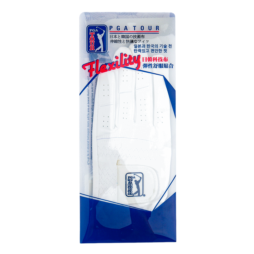 PGA Korean version nano cloth men's golf gloves (white)
