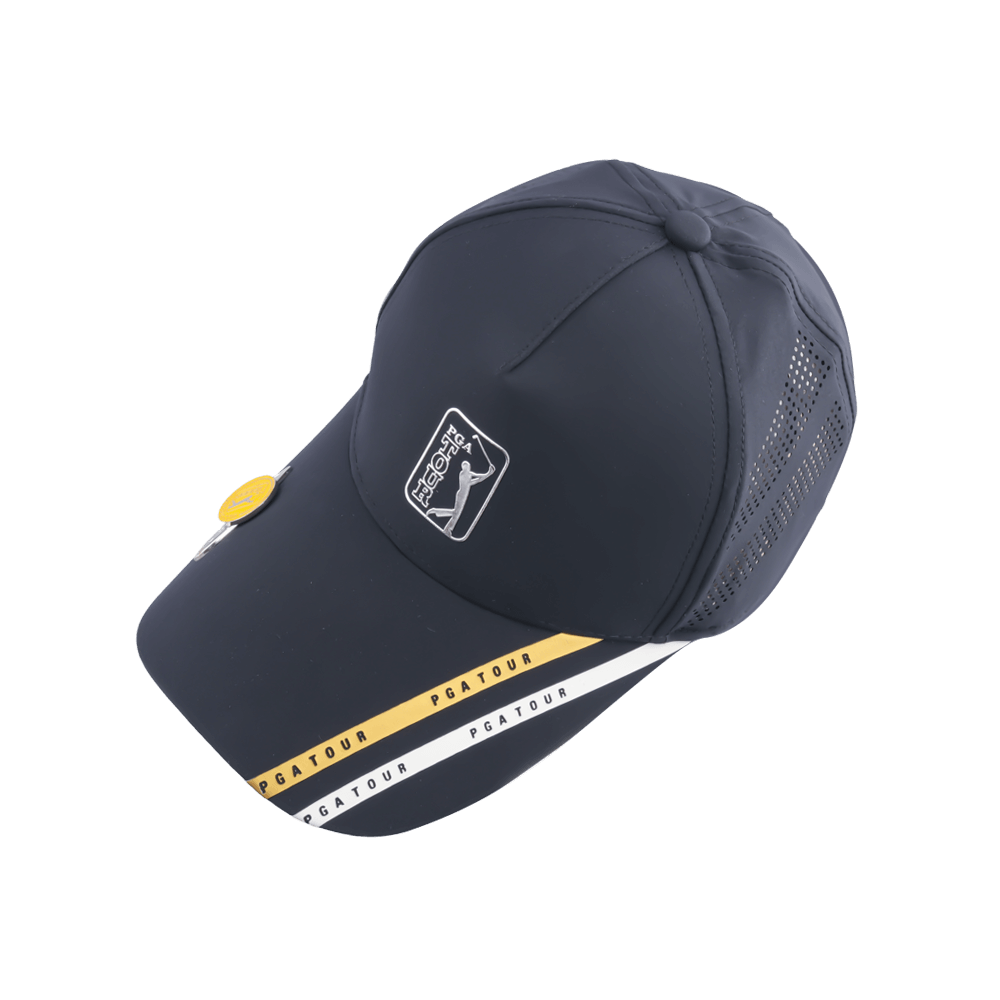 PGA TOUR高爾夫精緻球標帽(黑)
