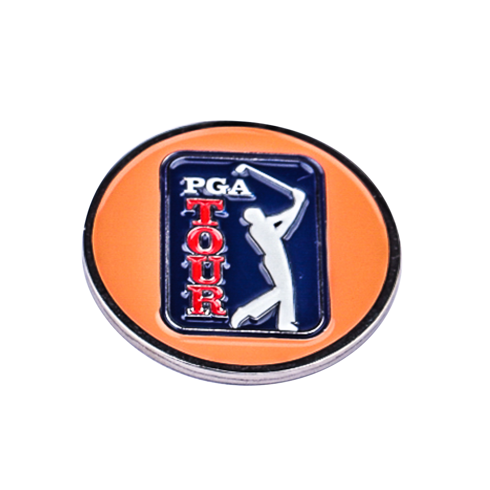 PGA ブライトオレンジグリーンベース + ダブルハットクリップ