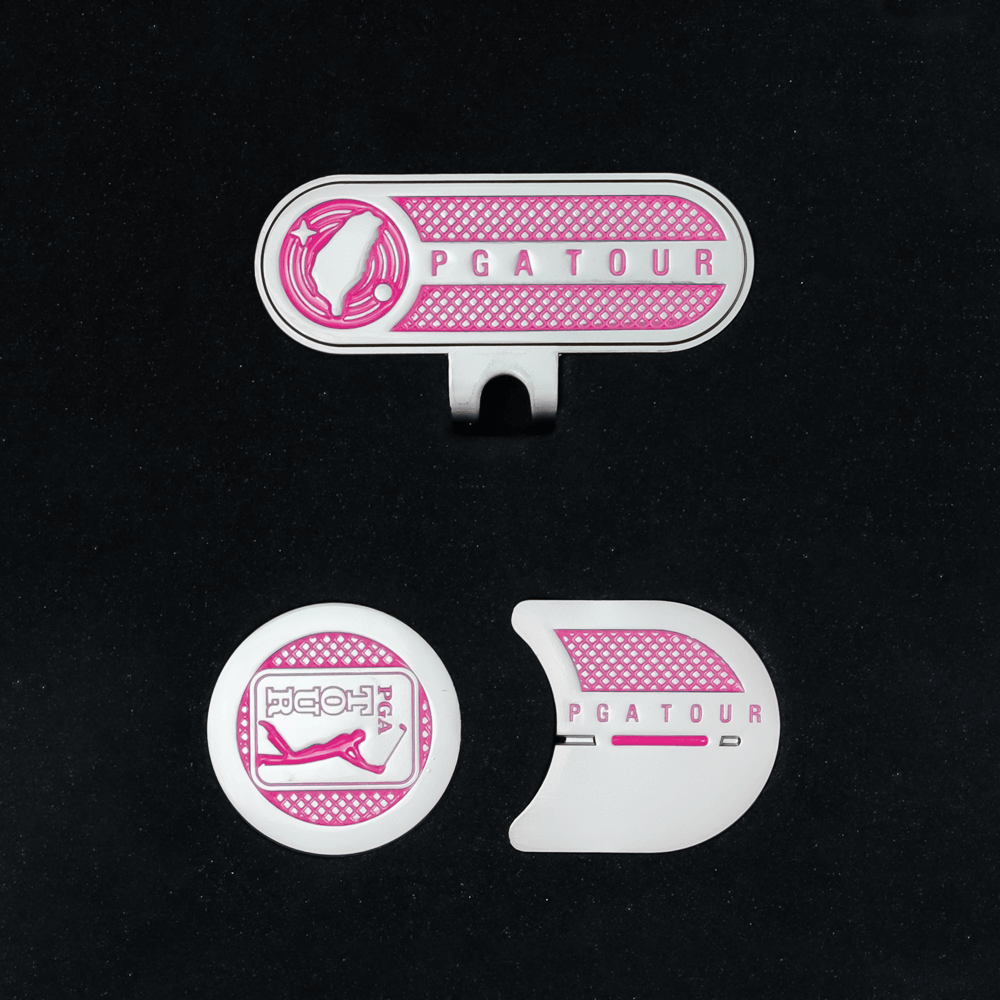 PGA Golf Ball Marker (Magenta)