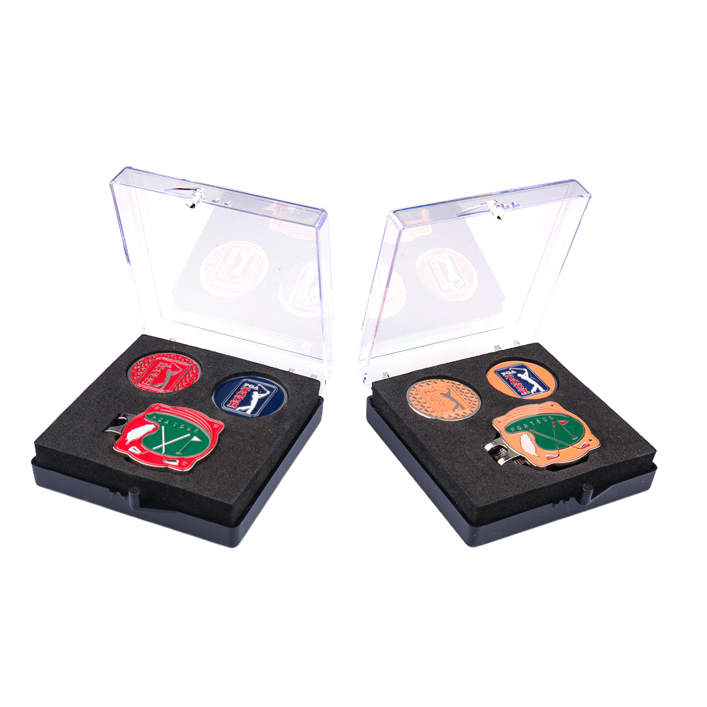 PGAレッドグリーンベース+ダブルハットクリップ