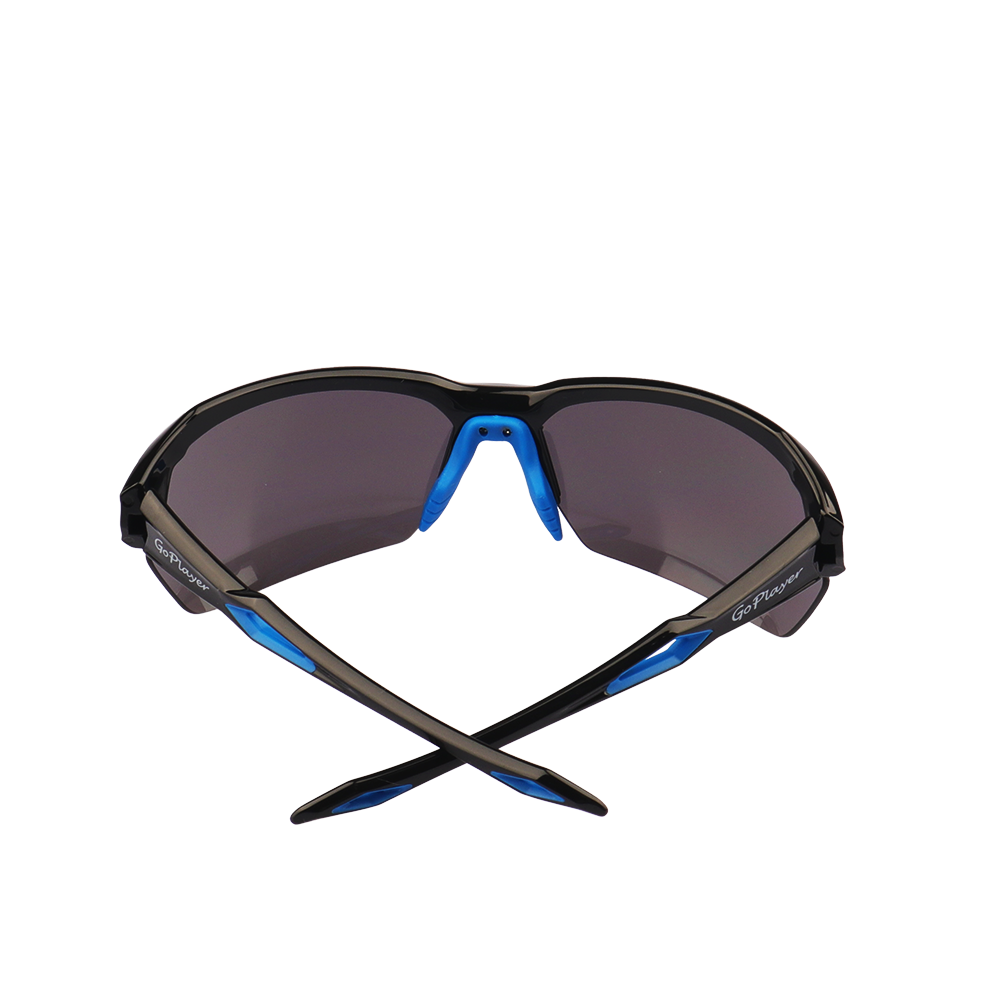 GoPlayer半框太陽眼鏡(黑框 鍍銀片)