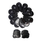 GoPlayer 高爾夫PU數字鐵桿套組(鰐魚皮黑)