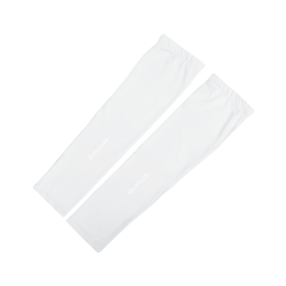 GoPlayer Women's Cool Sun Protection Sleeves (White)