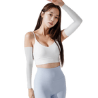 GoPlayer Women's Cool Sun Protection Sleeves (White)