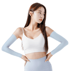 GoPlayer Women's Cool Sun Protection Sleeves (Light Blue)