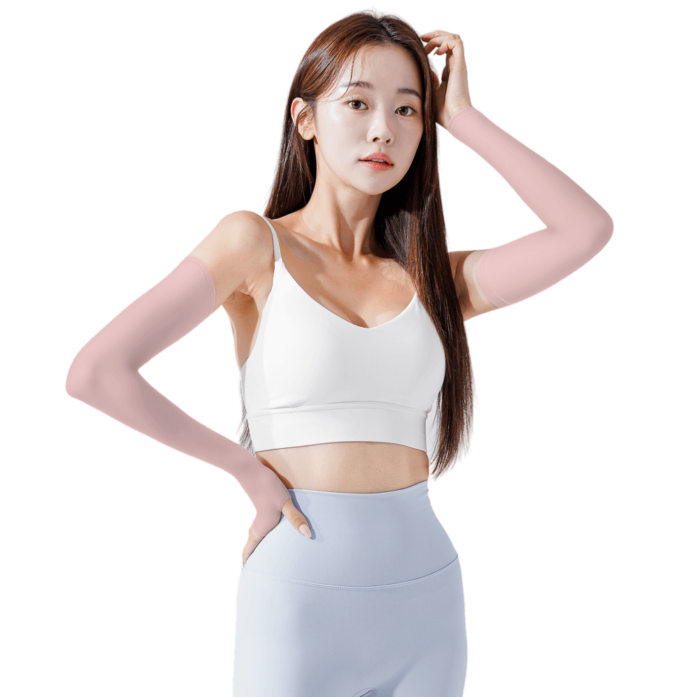 GoPlayer レディース クールサンプロテクションスリーブ（ピンク）