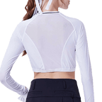 GoPlayer Women's Anti-UV Half Body Sun Protection Clothing (White)