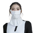 GoPlayer Stylish Breathable Sun Protection Face Mask (White)