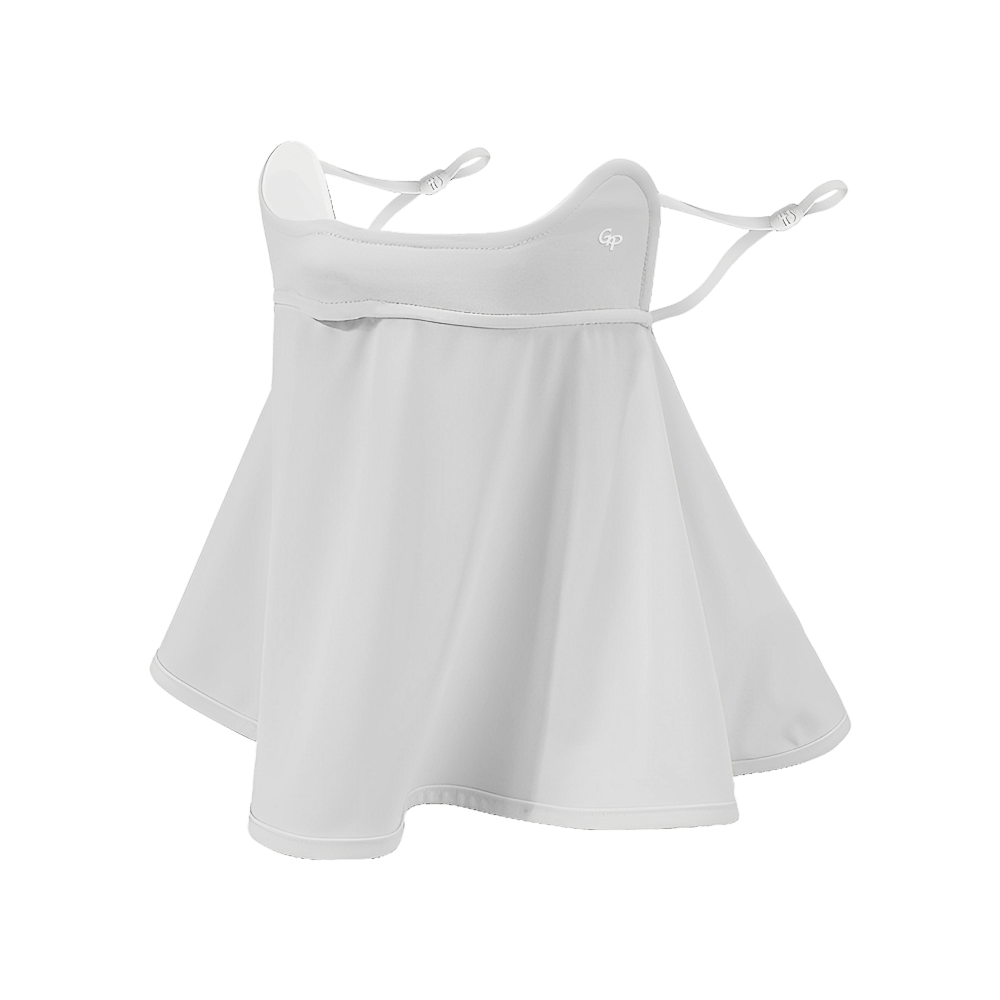 GoPlayer レディース クールサンスクリーンマスク（ライトグレー）