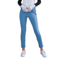 GoPlayer女彈性高爾夫長褲(淺藍)