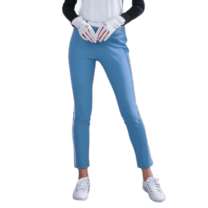GoPlayer レディース ストレッチ ゴルフ パンツ レッド