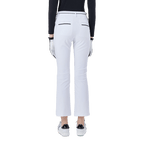GoPlayer女高腰彈性高爾夫長褲(白)