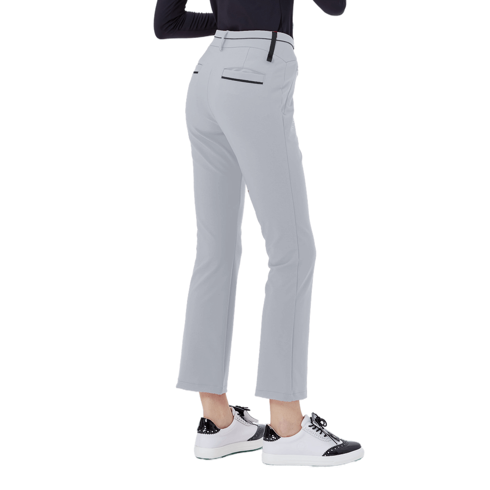 GoPlayer Women's High Waist Elastic Golf Pants (Grey)
