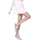 GoPlayer女彈性高爾夫褲裙(粉)