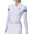 GoPlayer Women's Golf Big Lapel Ice Silk Sleeve Suit (White)
