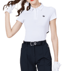 GoPlayer女涼感透氣短袖(白)