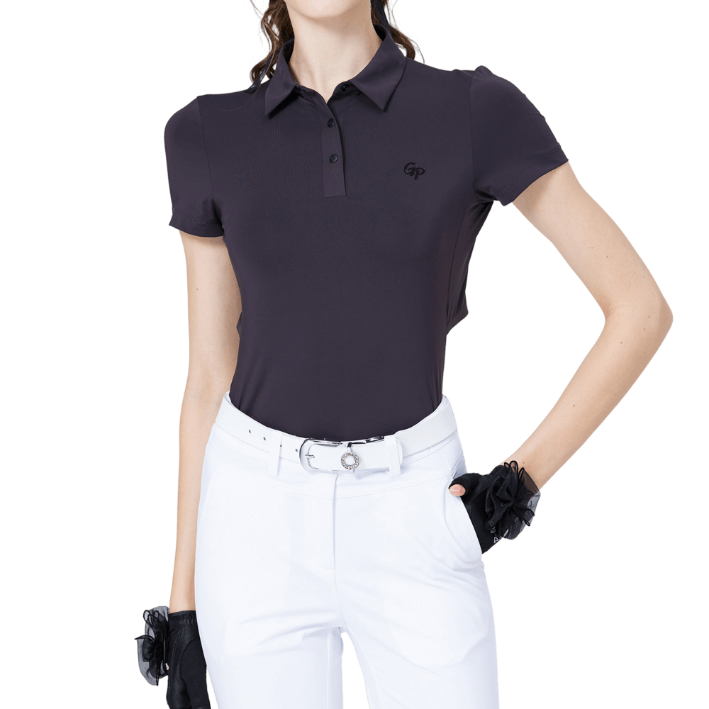 GoPlayer女涼感透氣短袖(深咖)