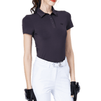 GoPlayer女涼感透氣短袖(深咖)