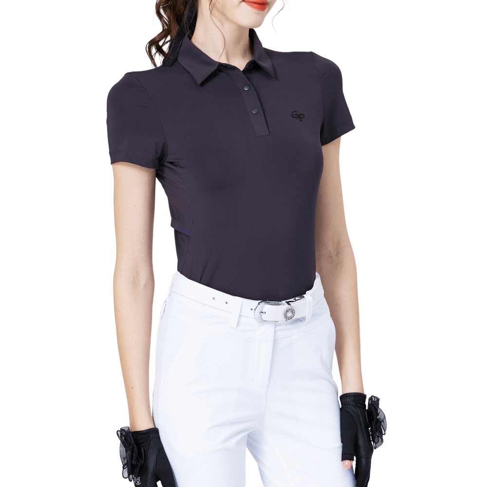 GoPlayer女涼感透氣短袖(深咖)