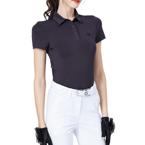 GoPlayer女涼感透氣短袖(深咖)
