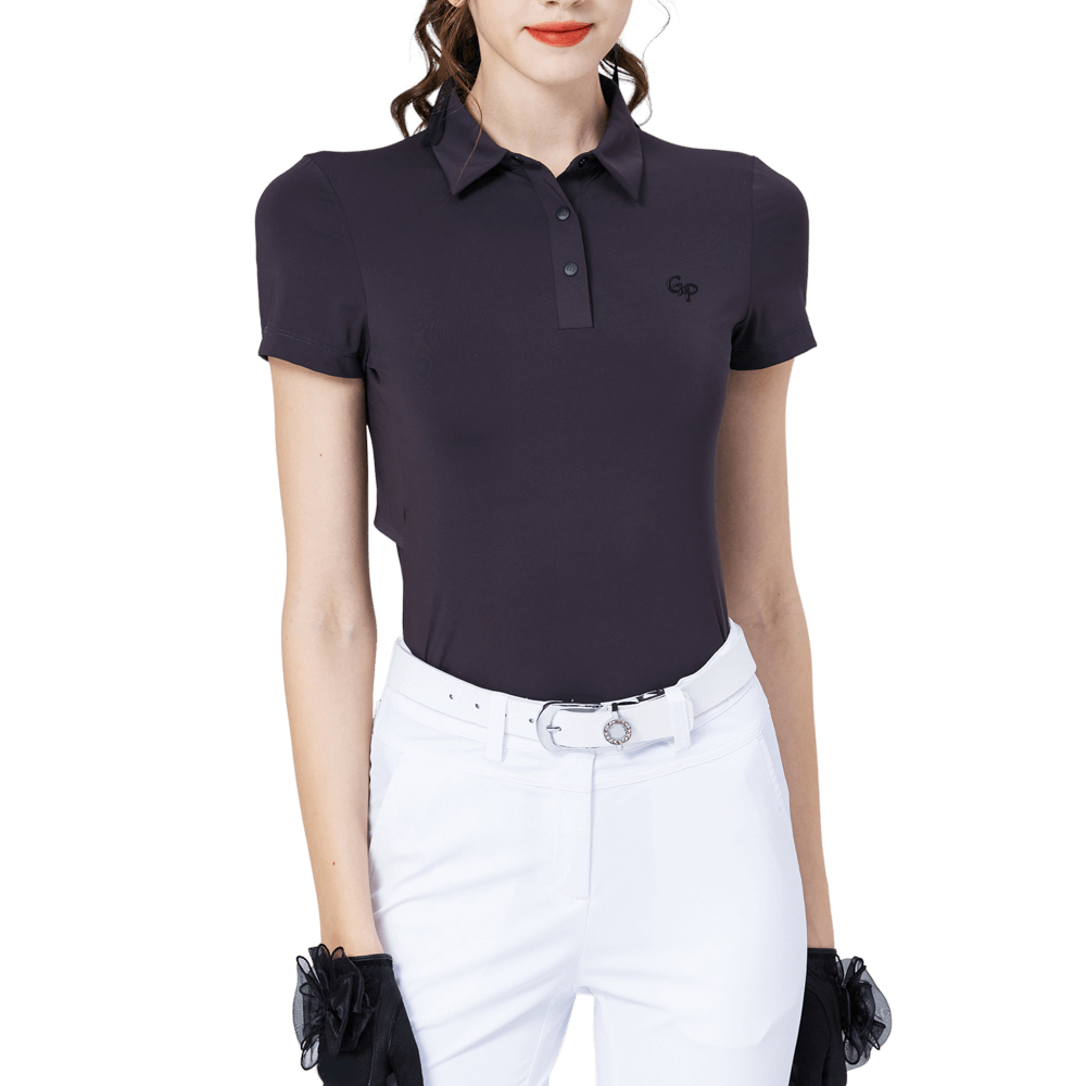 GoPlayer女涼感透氣短袖(深咖)