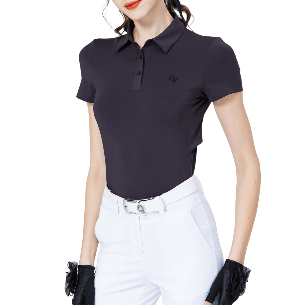 GoPlayer女涼感透氣短袖(深咖)