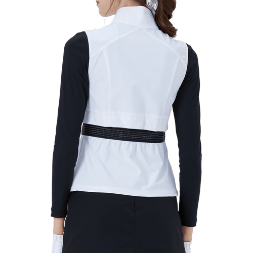 GoPlayer女高爾夫防潑水運動背心(白)