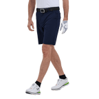 GoPlayer Men's Perforated Breathable Golf Shorts (Navy Blue)