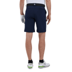 GoPlayer Men's Perforated Breathable Golf Shorts (Navy Blue)