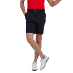 GoPlayer Men's Perforated Breathable Golf Shorts (Black)