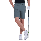 GoPlayer男沖孔彈性高爾夫短褲(深灰)2025