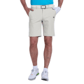 GoPlayer メンズ パンチング エラスティック ゴルフ ショーツ (ライト グレー)